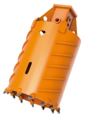 LulanPanda Rock Core Barrel Bucket