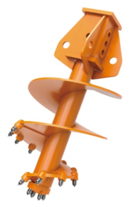 LulanPanda Single Cone Single Auger Rock Bit Bucket